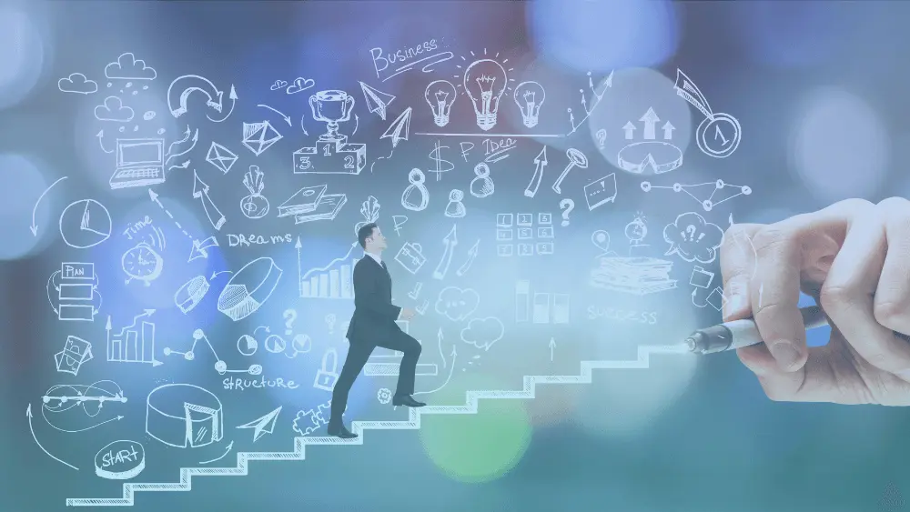 Manager developing leadership skills